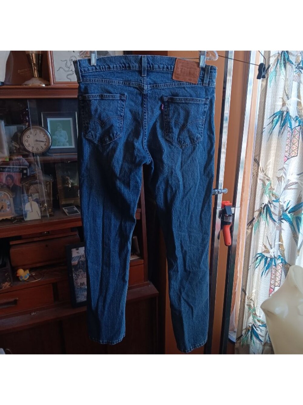33x32 Levis 511 Slim Fit Mens Blue Jeans W33 L32 Cotton Denim